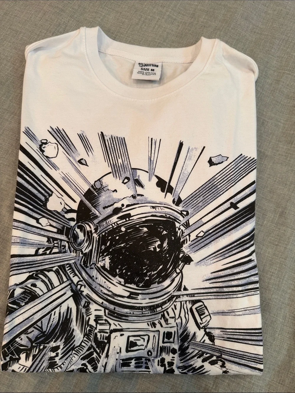 Billionaire Boys Club White Astronaut Graphic Tee